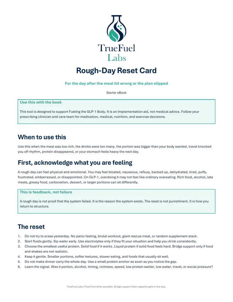 Starter eBook Rough-Day Reset Card preview